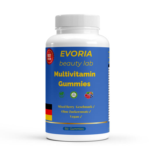 Premium Multivitamin + Mineral Gummies - 60 pcs. - evoria beauty lab